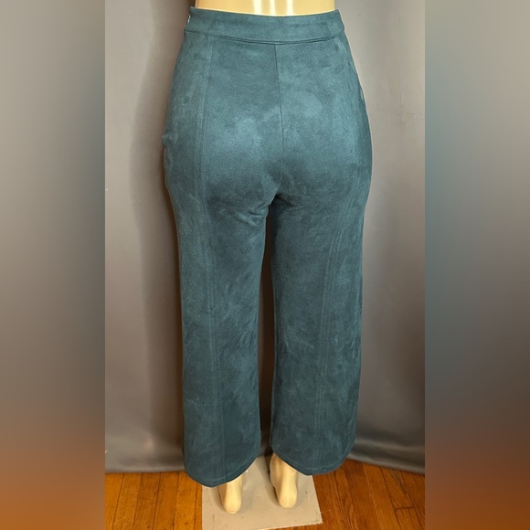 HONEY PUNCH Faux Suede Wide Leg Pants - Picture 5 of 11